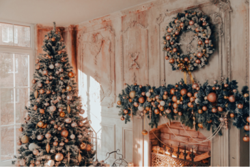 The Non-Traditional Wedding Centerpiece: Artificial Christmas Trees